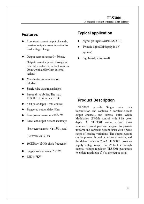 TLS3001