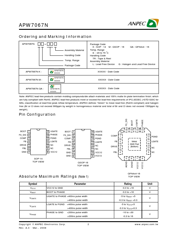 APW7067N