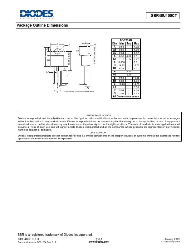 SBR40U100CT