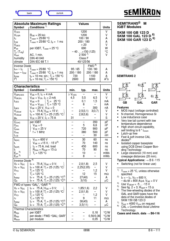 SKM100GAR123D