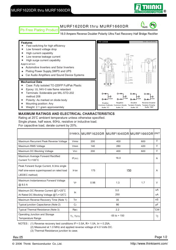 MURF1660DR