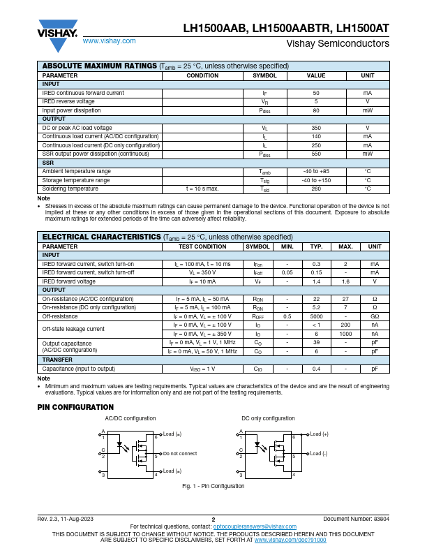 LH1500AABTR