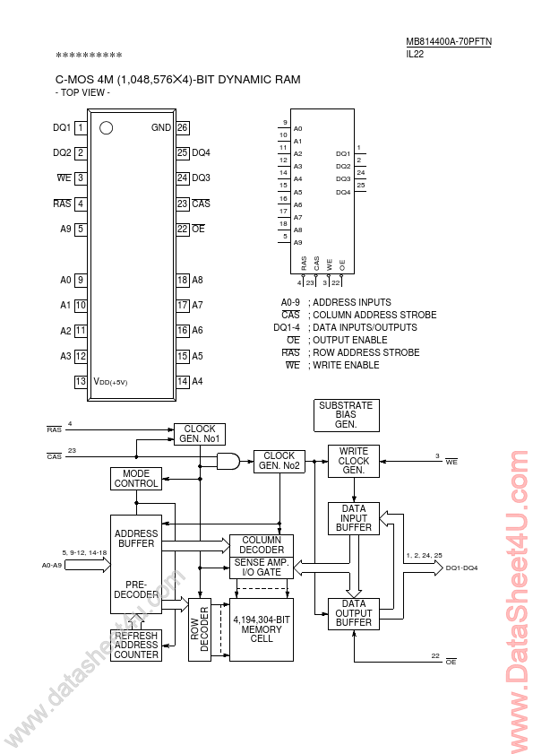 MB814400A-70PFTN