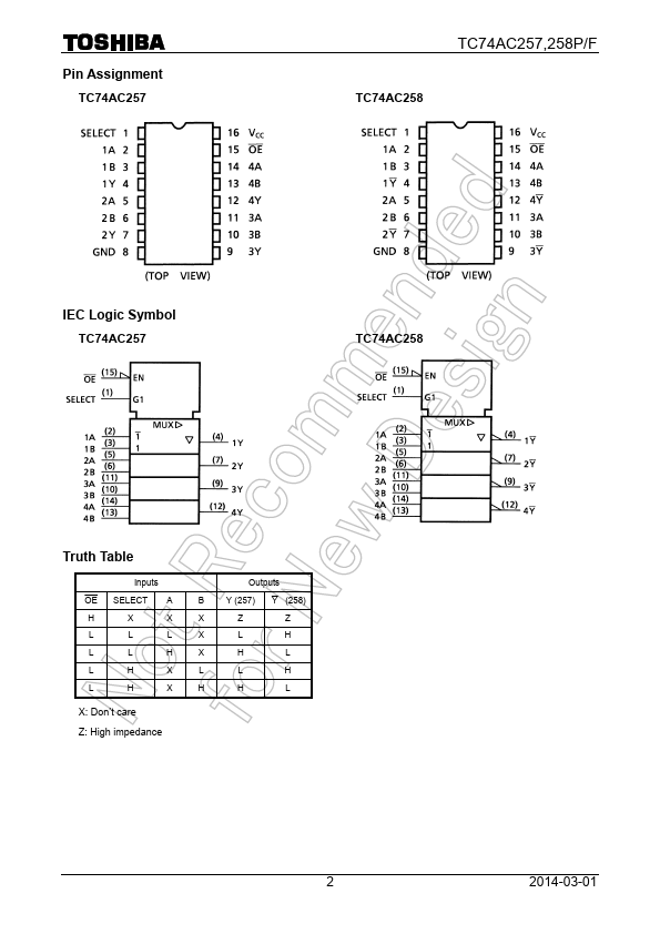 TC74AC258F