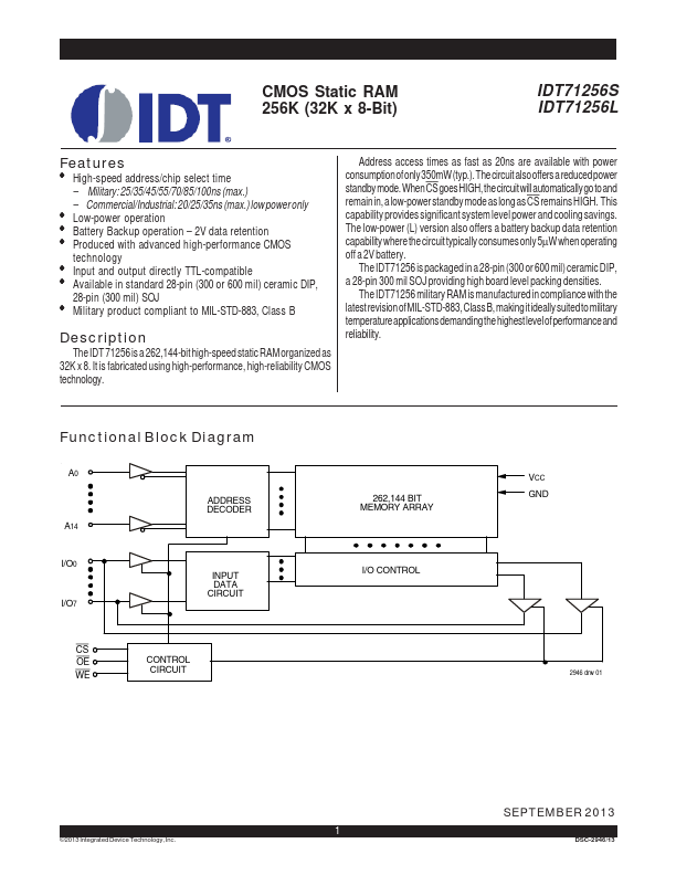 IDT71256L