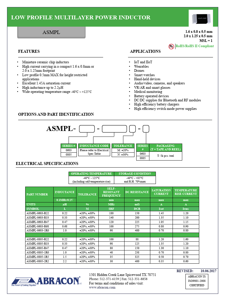 ASMPL-0805-2R2