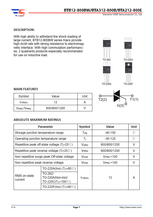 BTB12-800BW