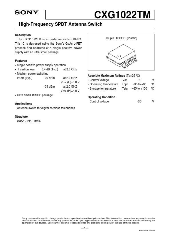 CXG1022TM