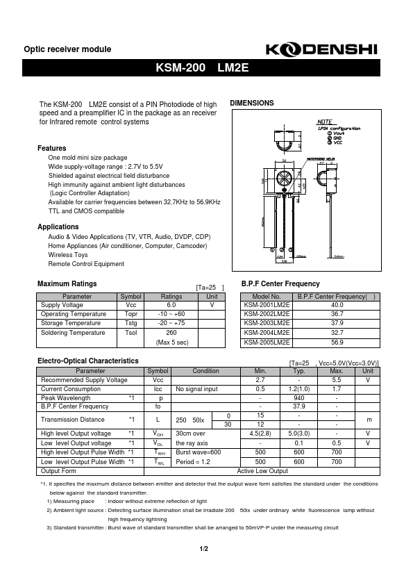 KSM-2001LM2E