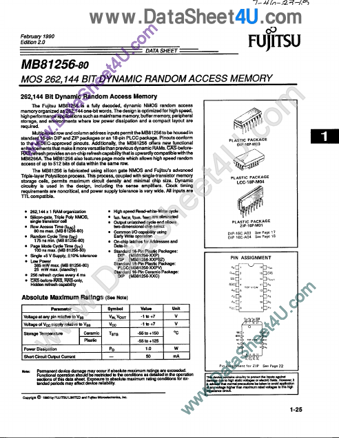 MB81256-80