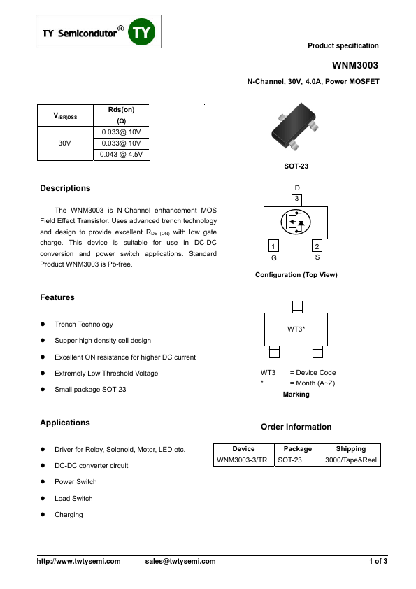 WNM3003