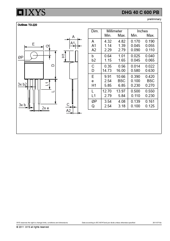 DHG40C600PB