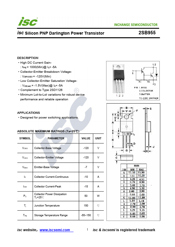 2SB955