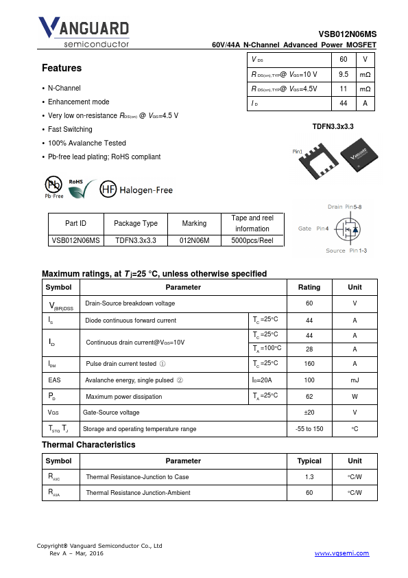 VSB012N06MS