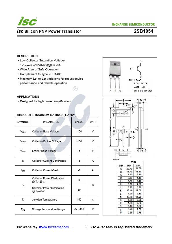 2SB1054