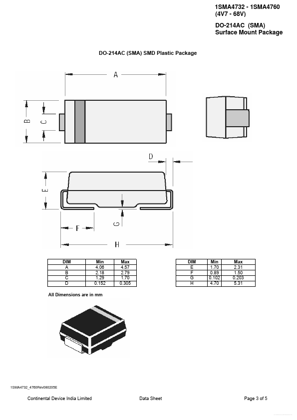 1SMA4742