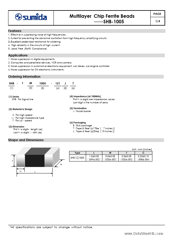 SHB-xx1005