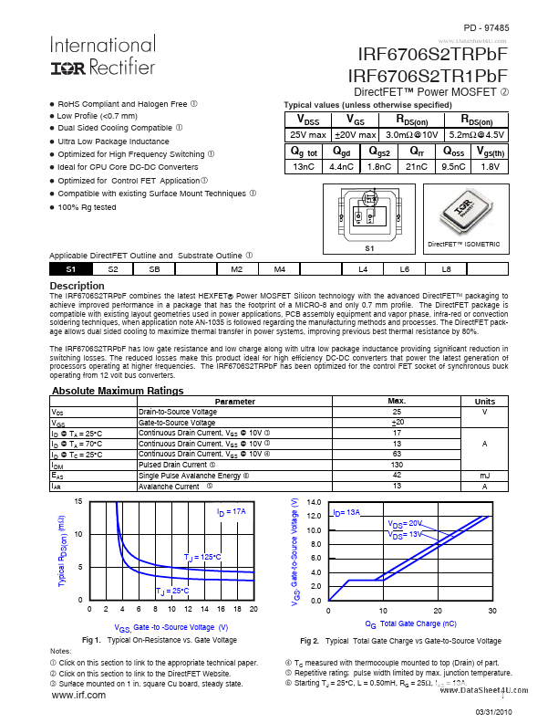 IRF6706S2TRPBF