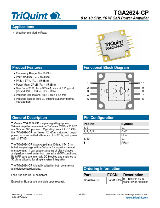 TGA2624-CP