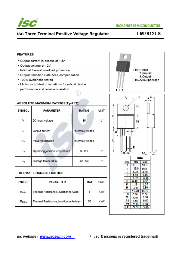 LM7812LS