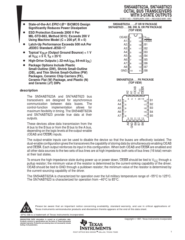 SN54ABT623A