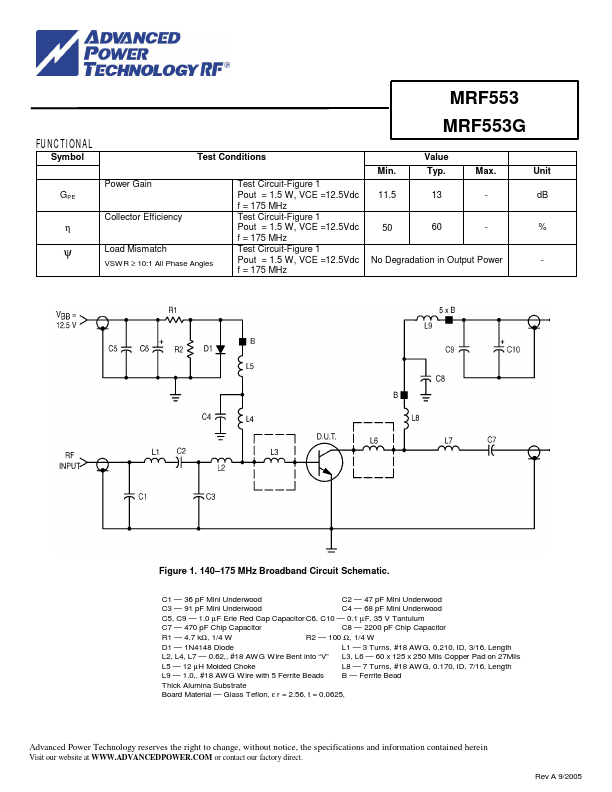 MRF553G