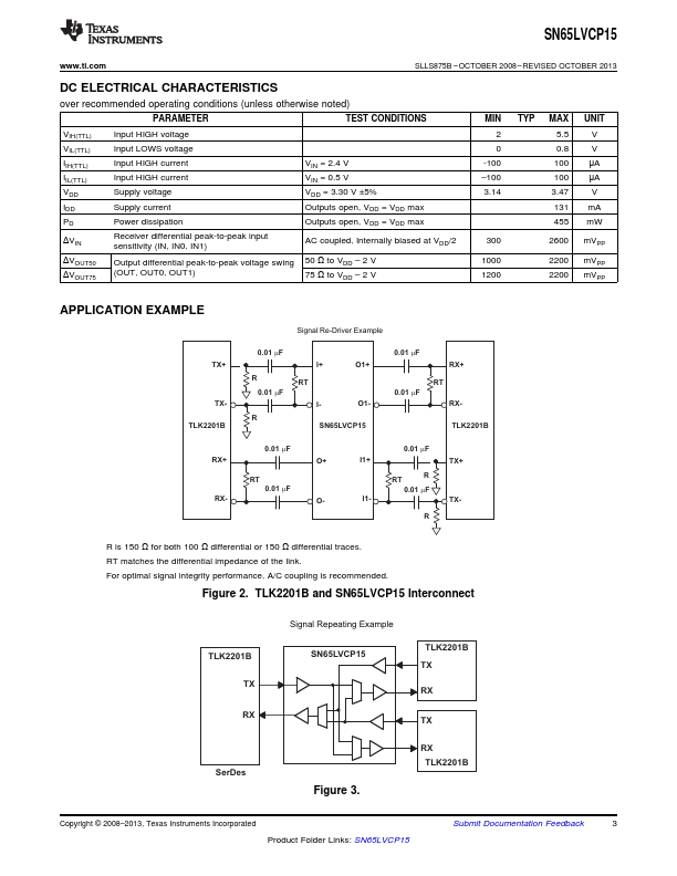 SN65LVCP15