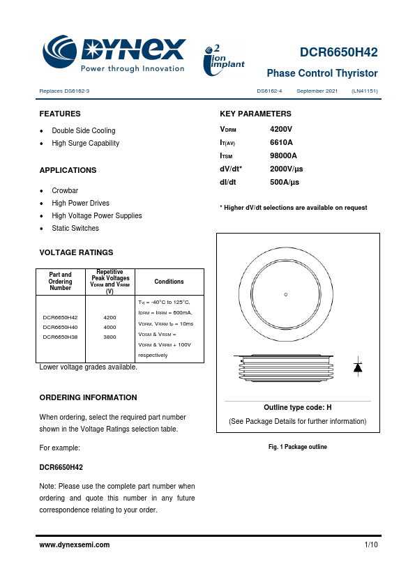 DCR6650H42