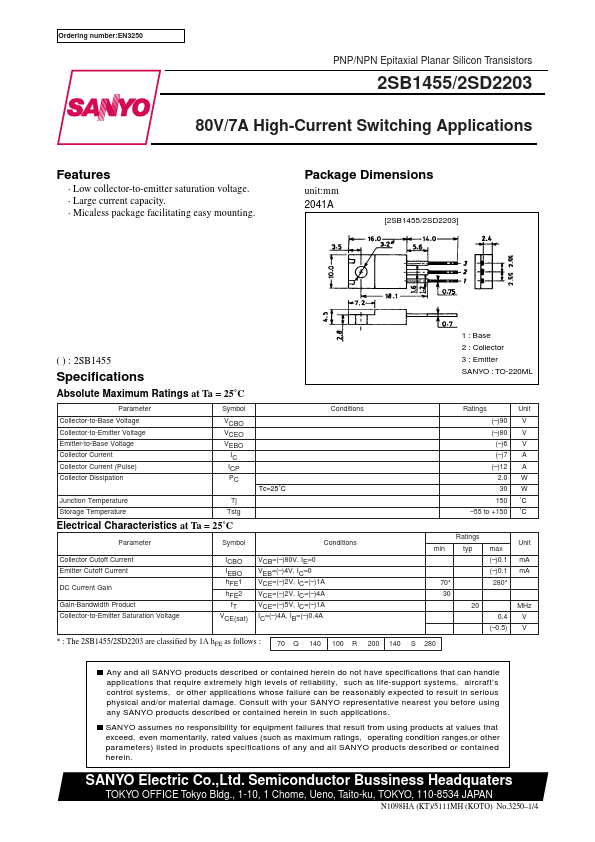 2SD2203