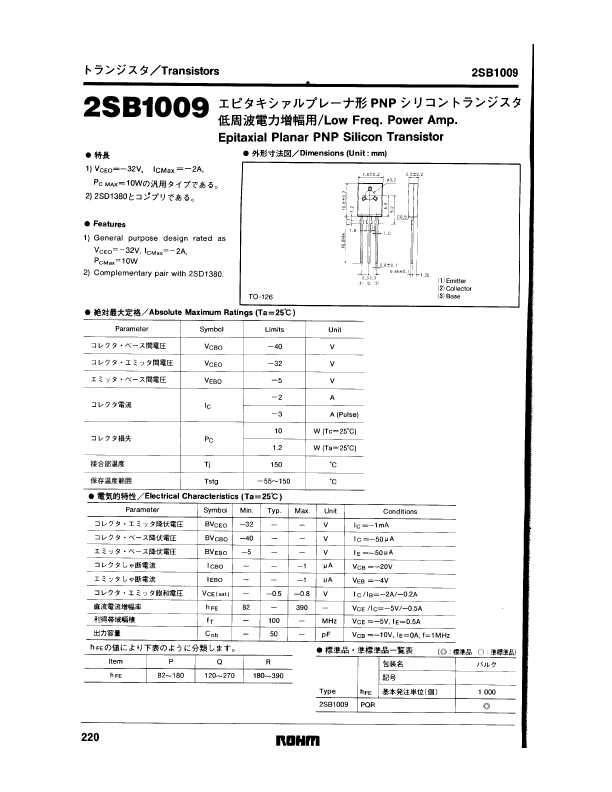 2SB1009