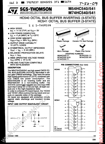 74HC540