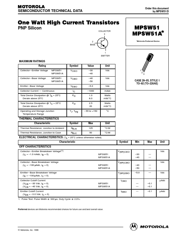 MPSW51A