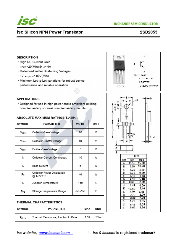 2SD2055