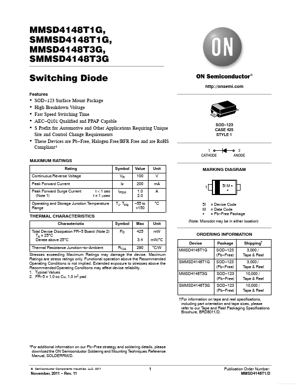 MMSD4148T1G