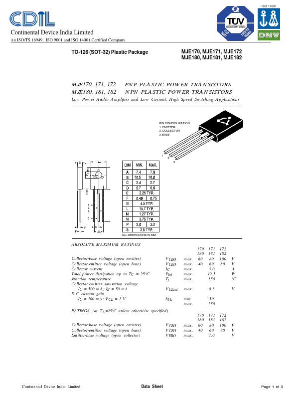 MJE182