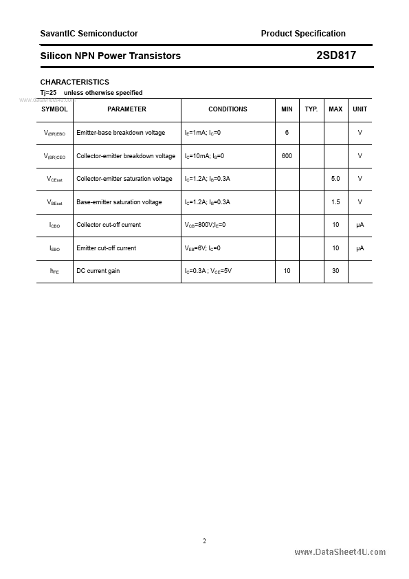 2SD817