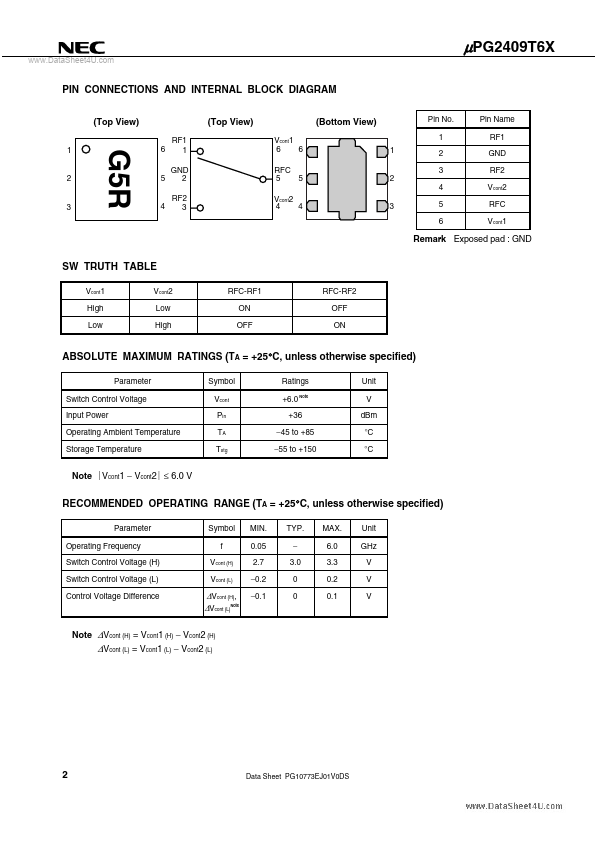 UPG2409T6X