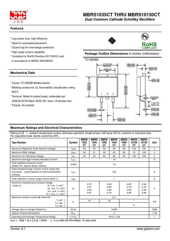 MBRS10100CT