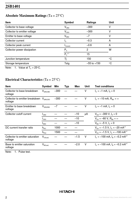 2SB1401