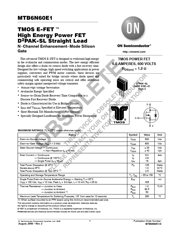 MTB6N60E1