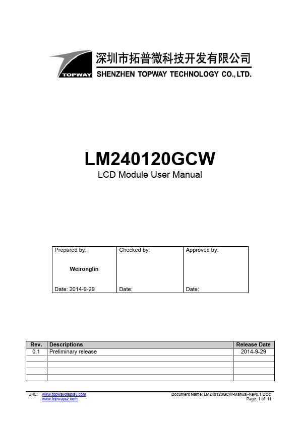 LM240120GCW