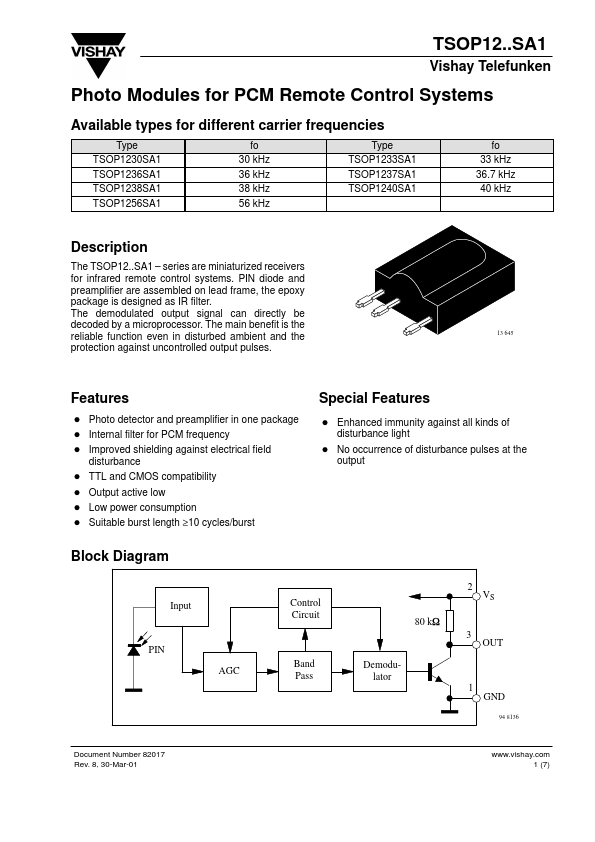 TSOP1240SA1