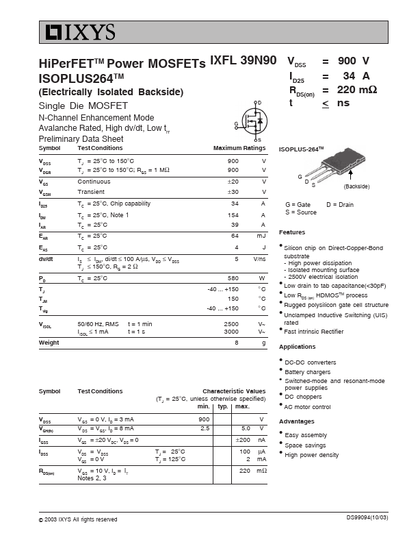 IXFL39N90