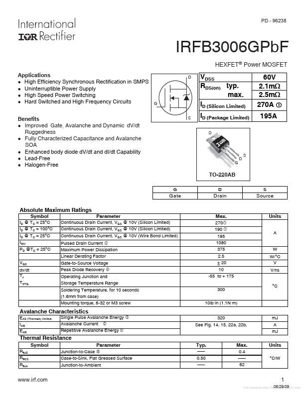 IRFB3006GPBF