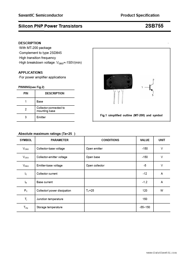 2SB755