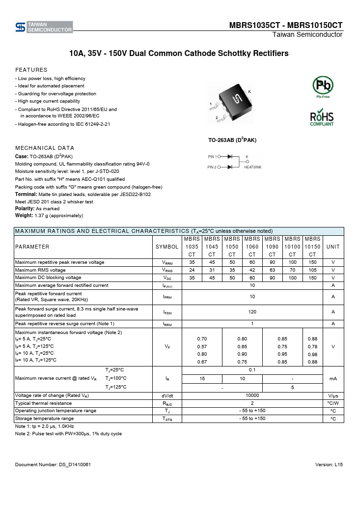 MBRS10100CT