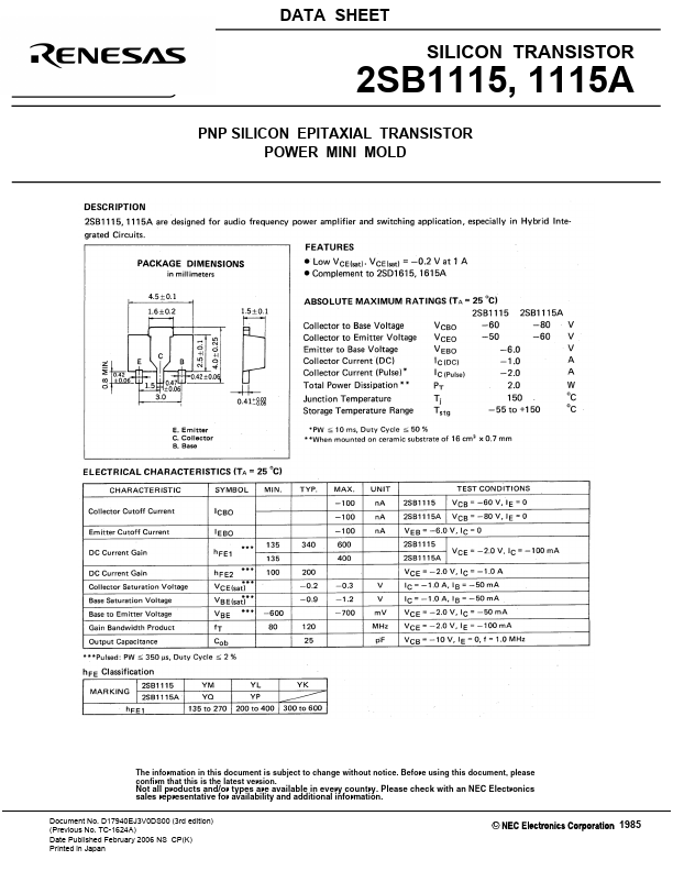 2SB1115