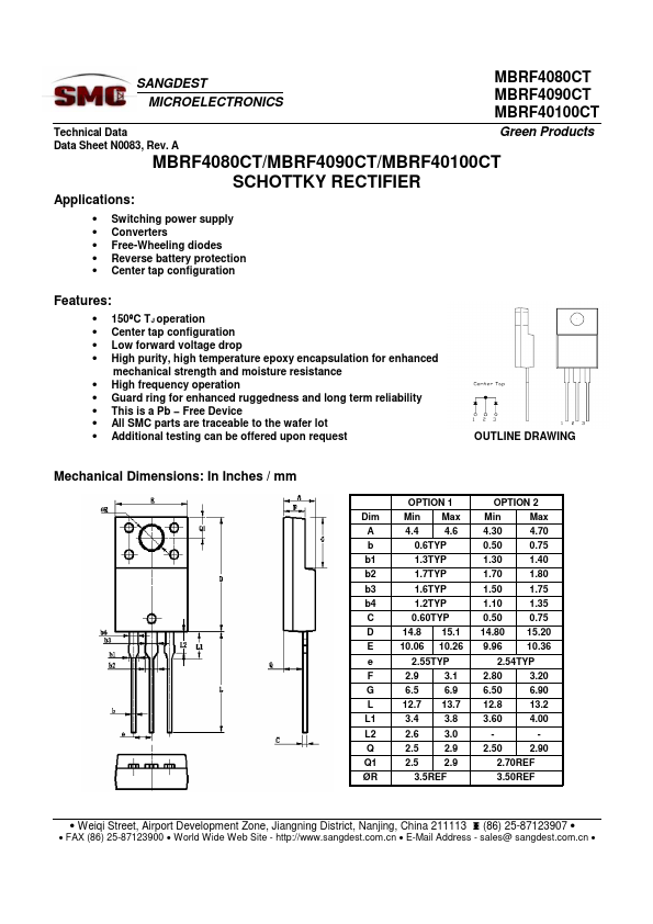 MBRF40100CT