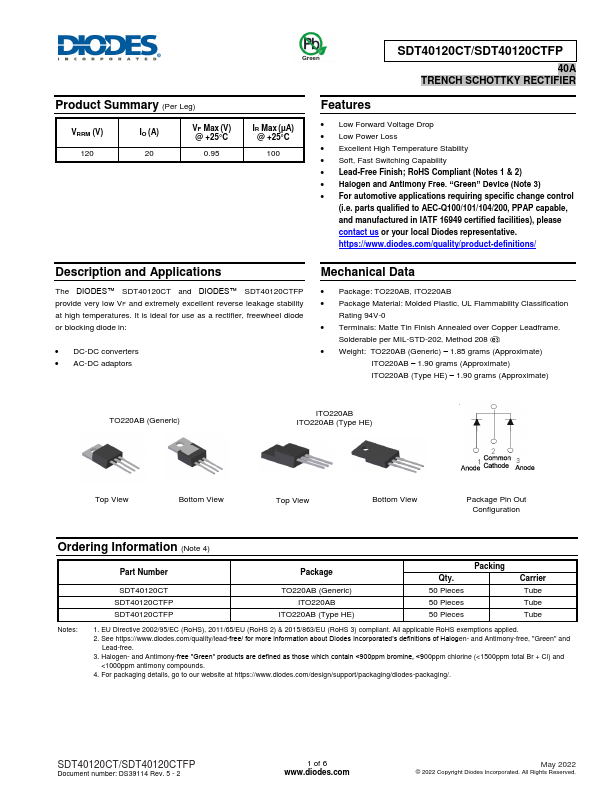 SDT40120CTFP