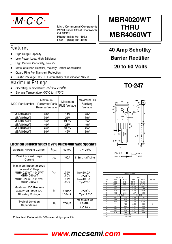 MBR4060WT